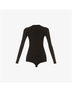 Боди из эластичного трикотажа Ballet с воротником-стойкой, черный Commando