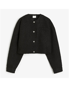 Куртка Oversized Button-front, черный H&m