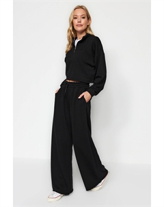 Спортивные штаны - Черный - Широкие штанины, черный Trendyol