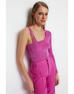 Боди - Фиолетовый - Приталенный, фиолетовый Trendyol