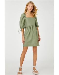 Женское платье цвета хаки Koton