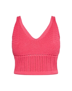 Топ Strick Tank, розовый Faina