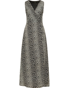 Платье Maxi Mit Leoprint, цвет Grau Leo Faina