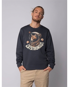 Толстовка Sweatshirt Catstronaut, цвет India Ink Grey Watapparel