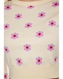 Тонкий вязаный свитер Sweater, кремовый Mymo