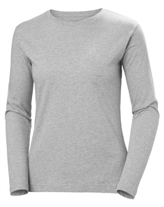 Лонгслив Longsleeve, серый Helly hansen