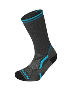 Женские эко-носки среднего веса T2 для походов, черный Lorpen