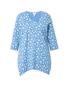 Топ Shirt, светло-синий Ulla popken