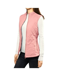 Женский легкий стеганый жилет с воротником-стойкой на молнии, серый Allegra k