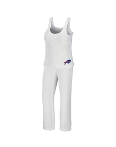 Женская одежда от Erin Andrews, кремовый комплект для сна Buffalo Bills, уютная майка с овальным вырезом и брюки Unbranded