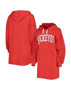Женское винтажное потертое платье Gameday Couture Scarlet Ohio State Buckeyes Game Winner Unbranded