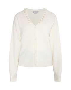 Вязаный кардиган Knit Cardigan Sivene, белый Usha