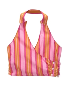 Укороченный топ Top, цвет rose/dark pink Pull & bear