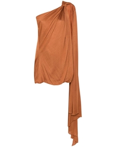 Платье мини с драпировкой, коричневый Giuseppe di morabito