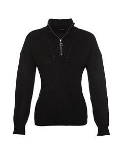 Водолазка Sweater, черный Trendyol