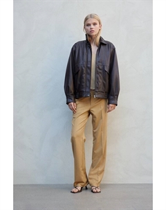 Элегантные брюки прямого кроя, бежевый H&m