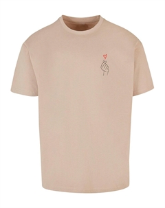 Футболка K Heart, песок Merchcode