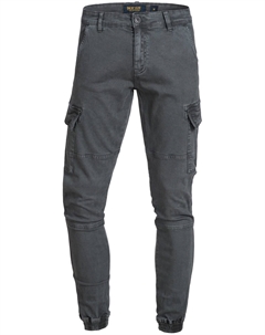 Зауженные брюки-карго August, серый Indicode jeans