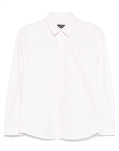 Рубашка из органического хлопка APC, розовый A.p.c.