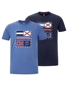 Футболка Preben, синий Jan vanderstorm