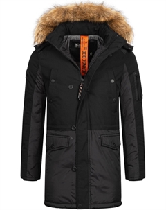 Зимняя парка Jarl, черный Indicode jeans