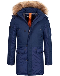 Зимняя парка Jarl, синий Indicode jeans