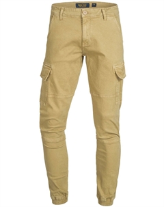 Зауженные брюки-карго August, песок Indicode jeans