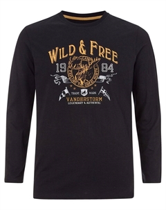 Футболка Staaf, черный Jan vanderstorm