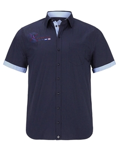 Комфортная рубашка на пуговицах Fynnjard, синий Jan vanderstorm