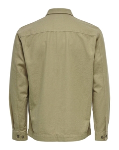 Рубашка на пуговицах стандартного кроя Kennet, оливковое Only & sons