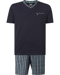 Короткая пижама Hager, темно-синий Jan vanderstorm