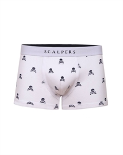 Трусы боксеры, белый Scalpers