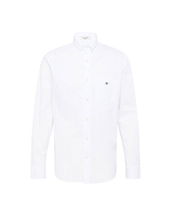 Рубашка на пуговицах стандартного кроя, белый Gant