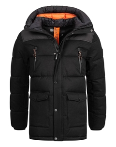 Зимняя куртка Krem, черный Indicode jeans