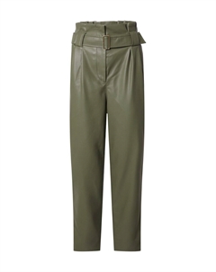 Свободные плиссированные брюки Margit, оливковое Edited