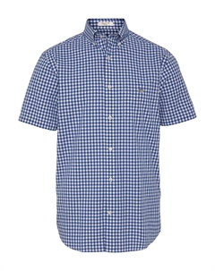 Рубашка на пуговицах стандартного кроя, синий Gant