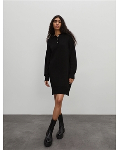 Вязанное платье Larina, черный Edited