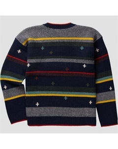 Свитер в полоску Bridger женский, цвет Navy Heather Stripe Pendleton