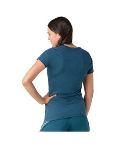 Футболка из мериноса с короткими рукавами женская, цвет Twilight Blue Smartwool