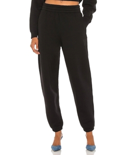 Брюки Foundation Terry Classic Sweatpant, черный Alexander wang