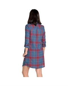 Фланелевое платье-рубашка Re-Form женское, цвет Garnet Toad&co