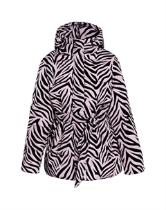 Пуховик Steppjacke Mit Zebra Print, цвет Mauve Zebra Faina