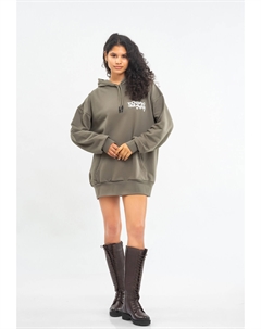 Толстовка Freizeitanzug WOMEN OVERSIZE FIT TUNIC, зеленый Tom barron