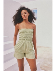 Комбинезон BANDEAU SHIRRED TALL , зеленый Next