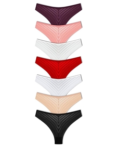 Прозрачные кружевные бразильские женские трусики из 7 предметов Hnx