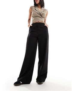 Черные брюки свободного кроя для папы Asos