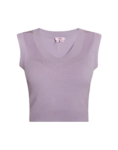 Топ Strickpullunder, фиолетовый Mymo