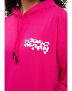 Толстовка Freizeitanzug WOMEN OVERSIZE FIT TUNIC, цвет fusia Tom barron