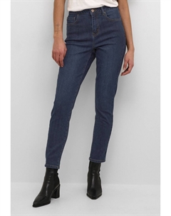 Джинсы приталенного кроя KASINEM HW 7/8, темно-синий деним Kaffe