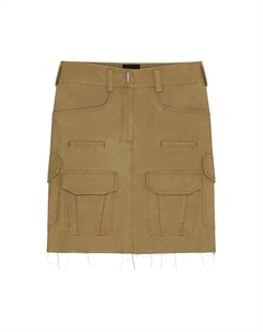 Юбка-карго Оливково-зеленый Givenchy
